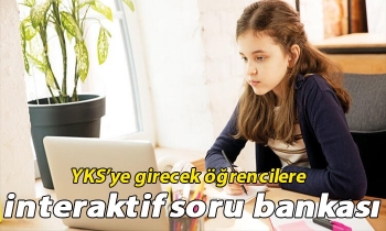 YKS’ye girecek öğrencilere interaktif soru bankası