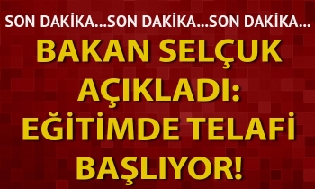 Eğitimde telafi başlıyor