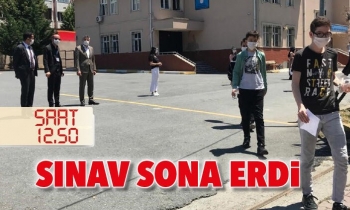 Sınav sona erdi