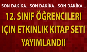 12. Sınıf öğrencilerine yönelik beceri temelli etkinlik kitap seti yayımlandı