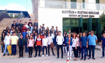 Lise öğrencilerinden HKÜ'ye ziyaret