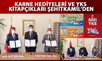 Karne hediyeleri ve YKS kitapçıkları Şehitkamil’den