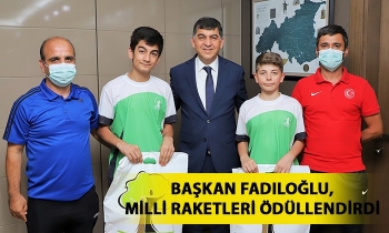 Başkan Fadıloğlu, milli raketleri ödüllendirdi