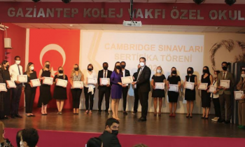 GKV’liler Cambridge Assessment English 2021 Sertifikalarını Aldı