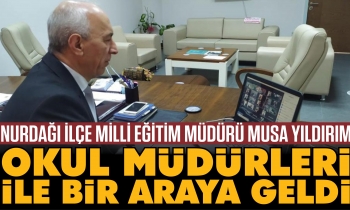 Yıldırım okul müdürleri ile bir araya geldi