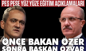 Peş peşe yüz yüze eğitim açıklamaları