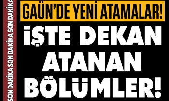 GAÜN'de 5 fakülteye yeni dekanlar atandı