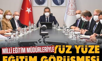 Bakan Özer, 81 ilin millî eğitim müdürleriyle bir araya geldi