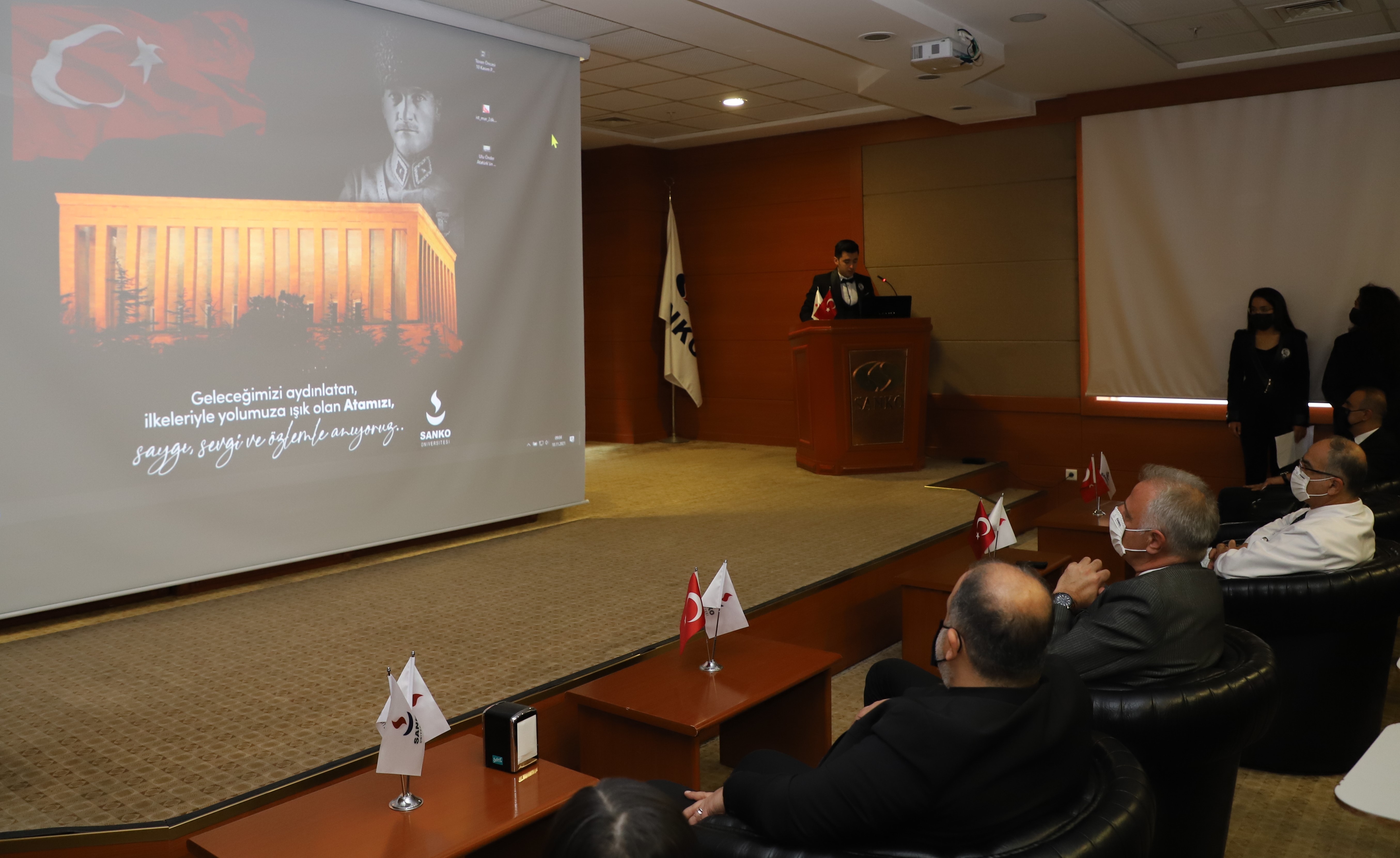 SANKO Üniversitesi’nde 10 Kasım Atatürk’ü anma programı yapıldı