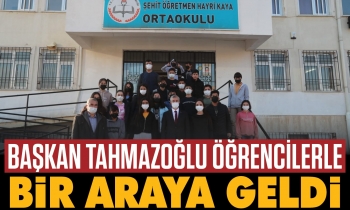 Başkan Tahmazoğlu öğrencilerle bir araya geldi