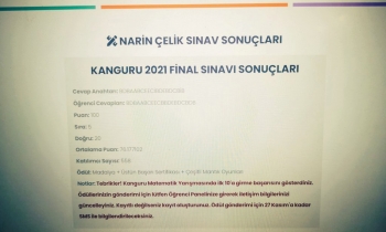 Matematik yarışmasında Türkiye birincisi Şahinbey BİLSEM’de