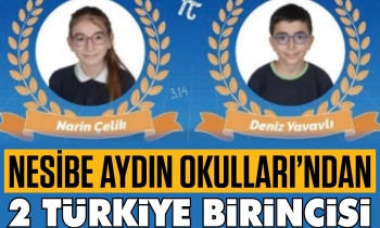 Nesibe Aydın Okulları’ndan 2 Türkiye birincisi