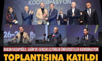 Bakan Kasapoğlu, GAÜN’de