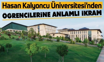HKÜ’den finallere hazırlanan öğrencilere anlamlı ikram