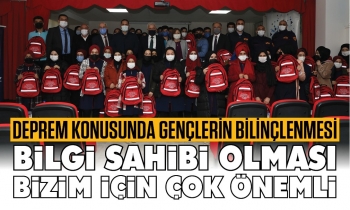 Büyükşehir, deprem eğitimleri ile gençleri bilinçlendiriyor