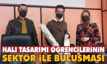 Halı tasarımı öğrencilerinin sektör ile buluşması