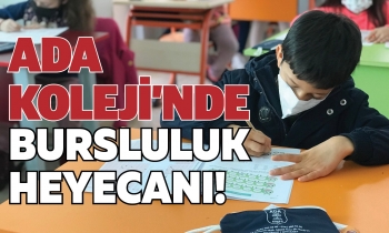 Ada Koleji’nde bursluluk heyecanı