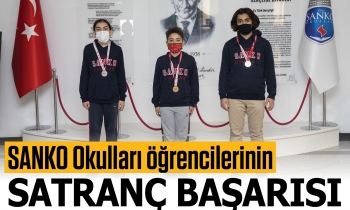 SANKO Okulları öğrencilerinin satranç başarısı