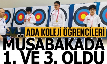 Ada'lı öğrencilerin okçuluk gururu