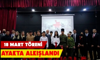 UĞUR OKULLARINDA 18 MART TÖRENİ AYAKTA ALKIŞLANDI