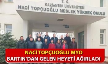 NACİ TOPÇUOĞLU MYO BARTIN'DAN GELEN HEYETİ AĞIRLADI
