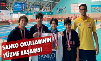 SANKO OKULLARININ YÜZME BAŞARISI
