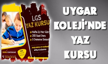 UYGAR KOLEJİ'NDE YAZ KURSU