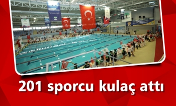  201 sporcu kulaç attı