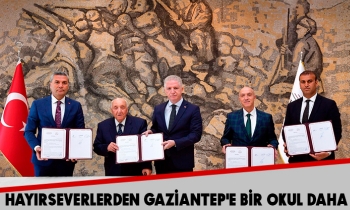 Hayırseverlerden Gaziantep'e bir okul daha