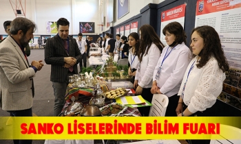 SANKO Liselerinde bilim fuarı