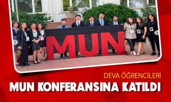 DEVA ÖĞRENCİLERİ MUN KONFERANSINA KATILDI