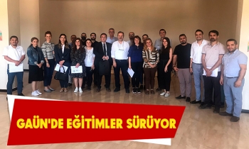 GAÜN'DE EĞİTİMLER SÜRÜYOR