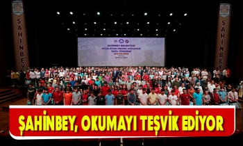 ŞAHİNBEY, OKUMAYI TEŞVİK EDİYOR