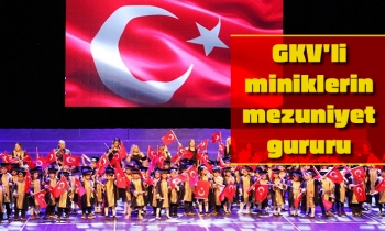 GKV'li miniklerin mezuniyet gururu