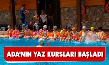 ADA'NIN YAZ KURSLARI BAŞLADI