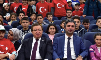 Suriyeli çocuklardan Millî Eğitim Bakanlığına ziyaret