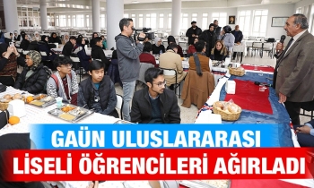 GAÜN uluslararası liseli öğrencileri ağırladı