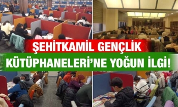 Şehitkamil Gençlik Kütüphaneleri ’ne yoğun ilgi!