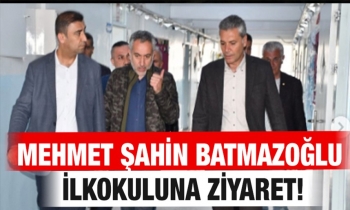 Mehmet Şahin Batmazoğlu İlkokuluna ziyaret !