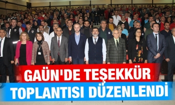 GAÜN'de teşekkür toplantısı düzenlendi