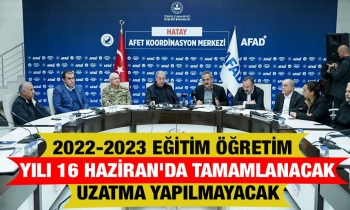 2022-2023 eğitim öğretim yılı 16 Haziran'da tamamlanacak