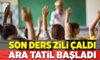    İkinci ara tatil başladı!