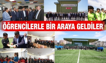 Öğrencilerle bir araya geldiler