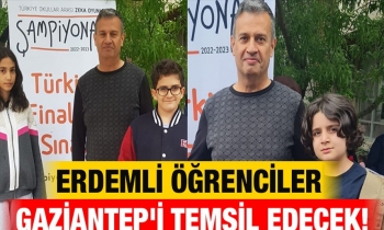 Erdemli öğrenciler Gaziantep'i temsil edecek!