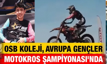 OSB Koleji, Avrupa Gençler Motokros Şampiyonası'nda