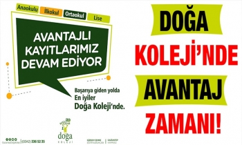 Doğa Koleji’nde Avantaj zamanı!