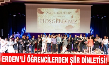 Erdem'li öğrencilerden şiir dinletisi!