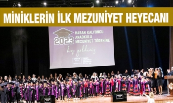 Miniklerin ilk mezuniyet heyecanı!