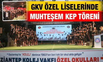 GKV Özel Liselerinde Muhteşem Kep Töreni