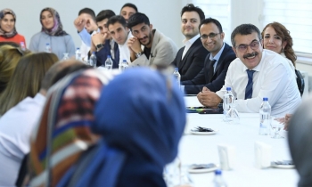 Bakan tekin, öğretmenlerle bir araya geldi